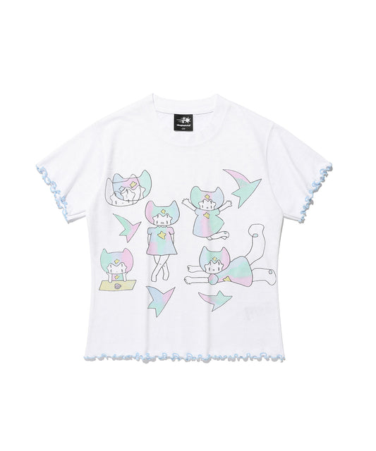 mimichan stardust ffome tee
[white]