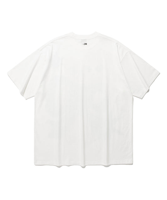 bunny bear spray art big big tee
[white]