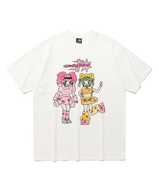 [x soulpusssy cat]ghostsoulgirl rabbit&bear big big tee
[white]