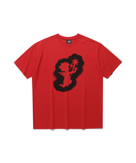 baby angel silhouette tee
[red]