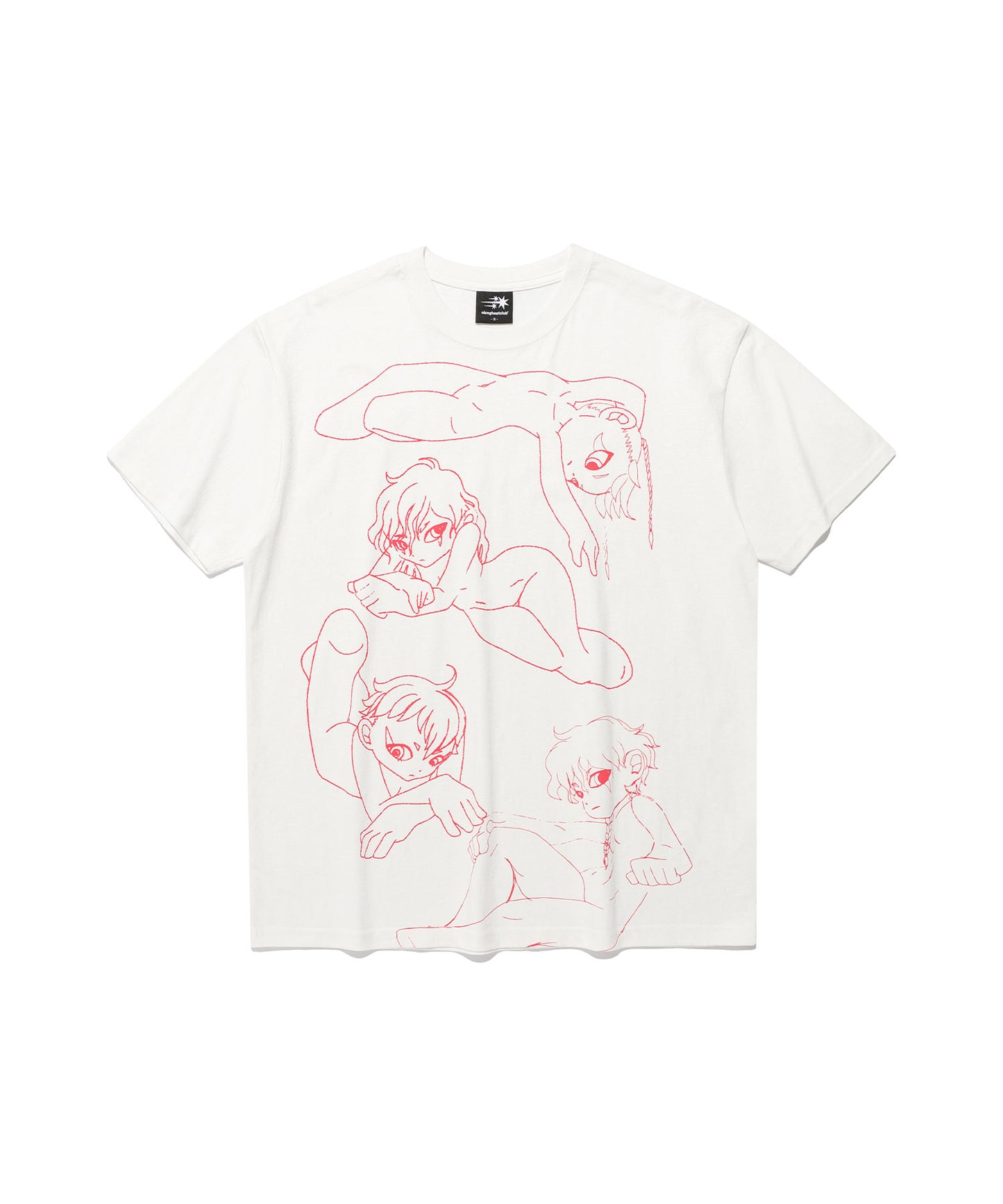 heaven gatekeeper line tee
[white]