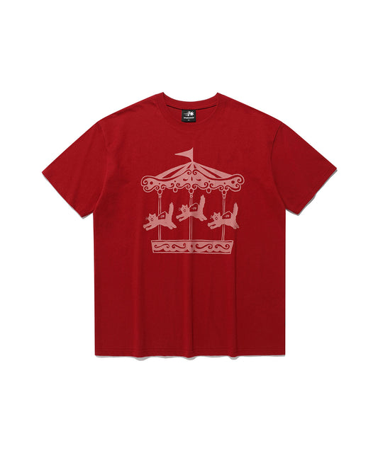 cat rides tee
[red]