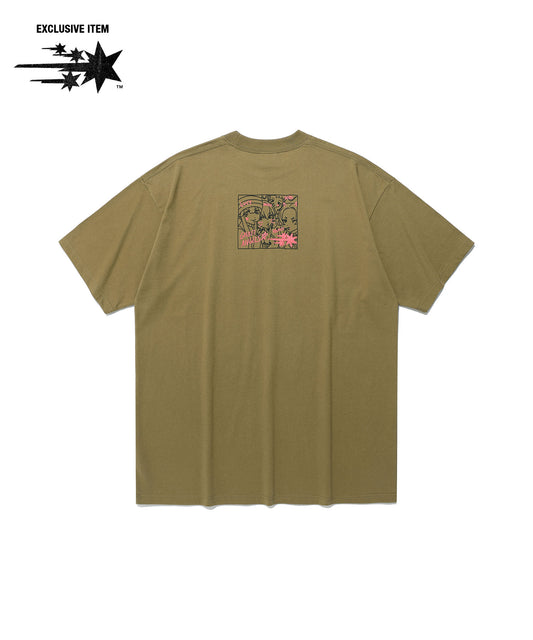 ghost angels photo big big tee
[khaki]