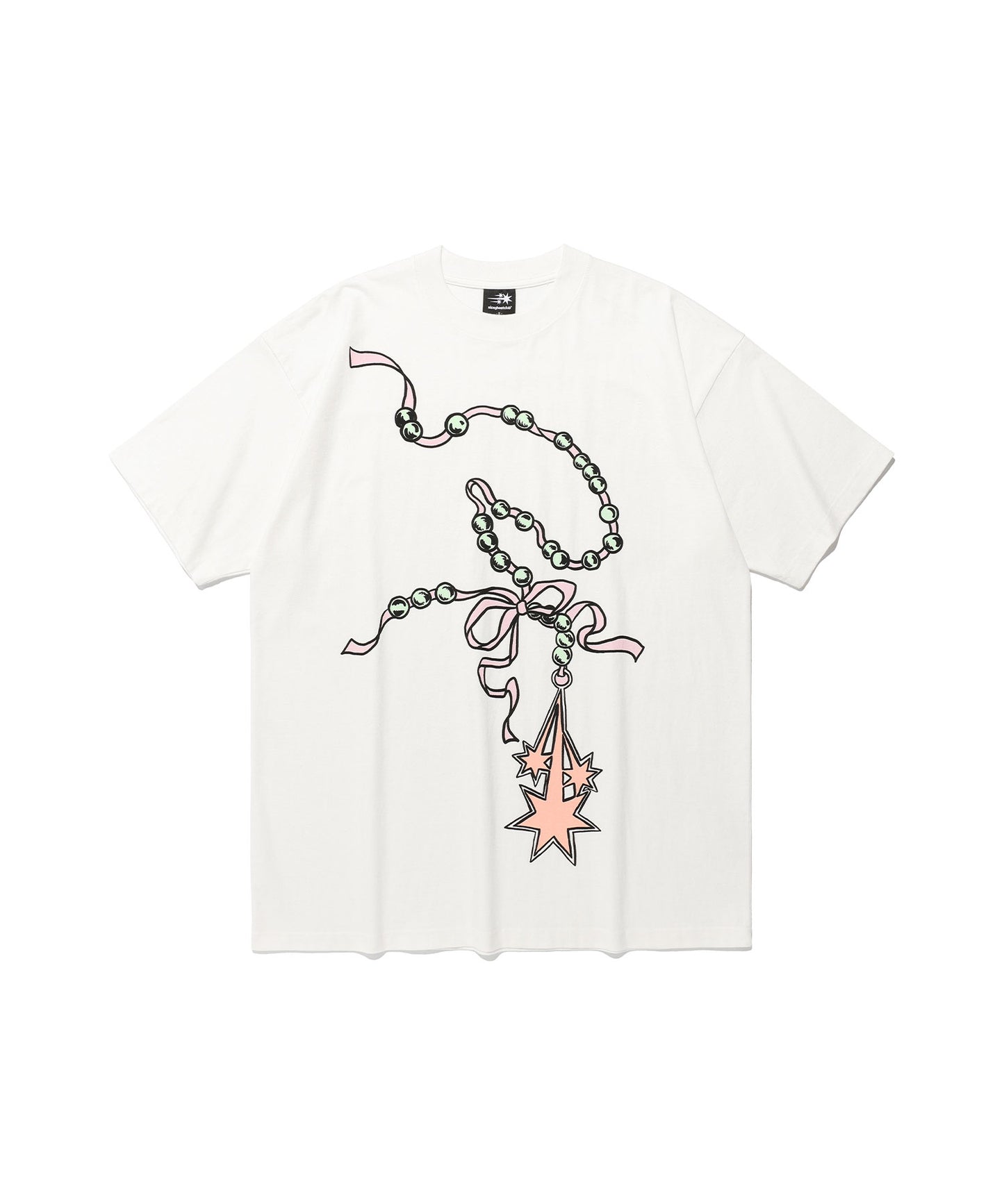 pearl necklace symbol big big tee
[white]