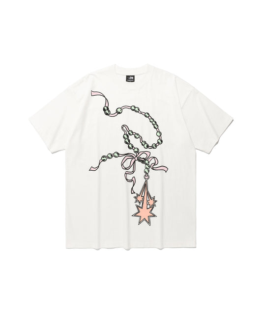 pearl necklace symbol big big tee
[white]