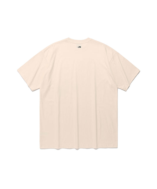 girl blowing symbol big big tee
[beige]
