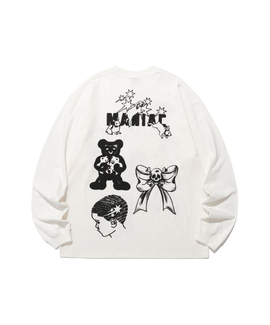big big l/s tee
[white]