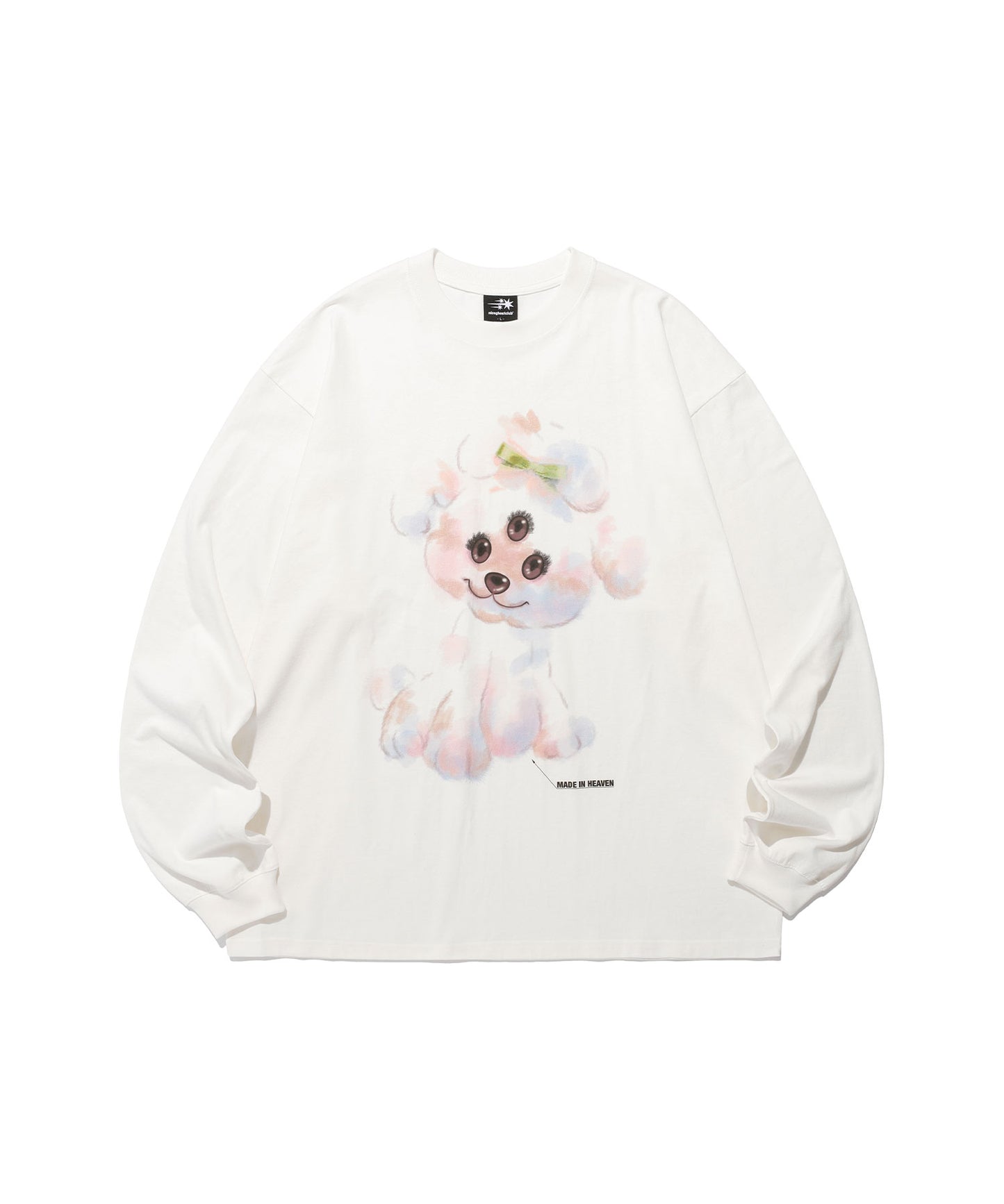 3eyes dog big big l/s tee
[white]