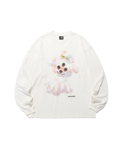 3eyes dog big big l/s tee
[white]