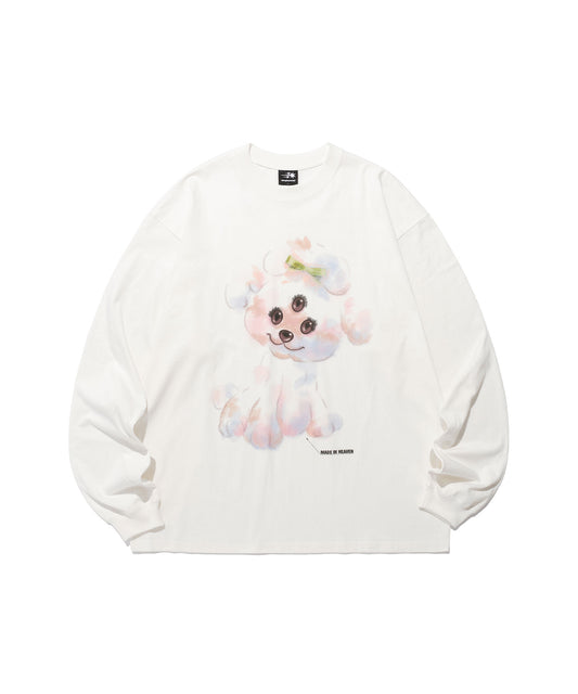3eyes dog big big l/s tee
[white]