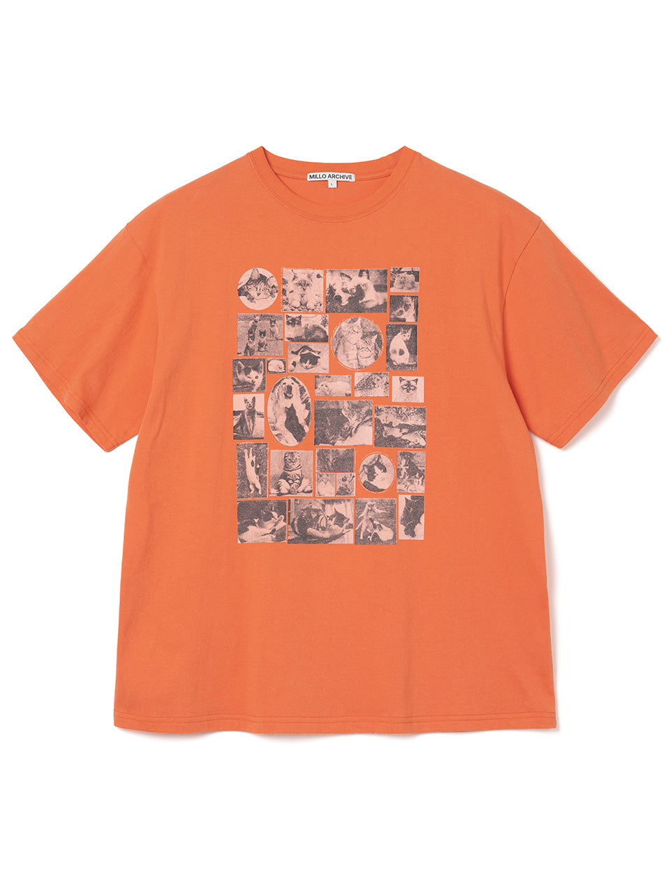 Custom Frame Cat T-Shirts [Orange]