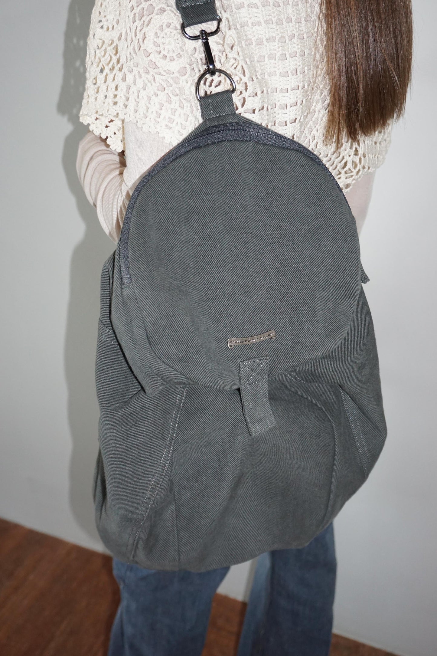 Three-Way Twill Bag Warm Gray