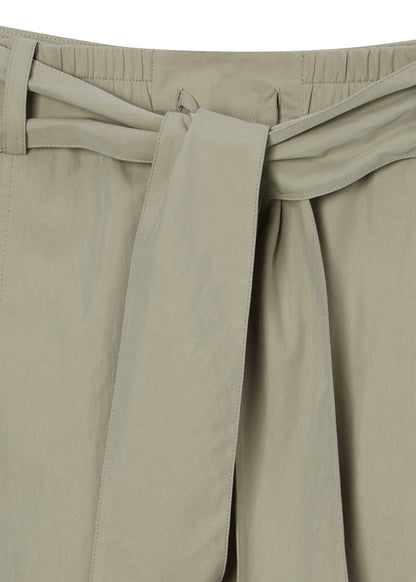 KNOT-DETAIL LONG SKIRT / 2 Color