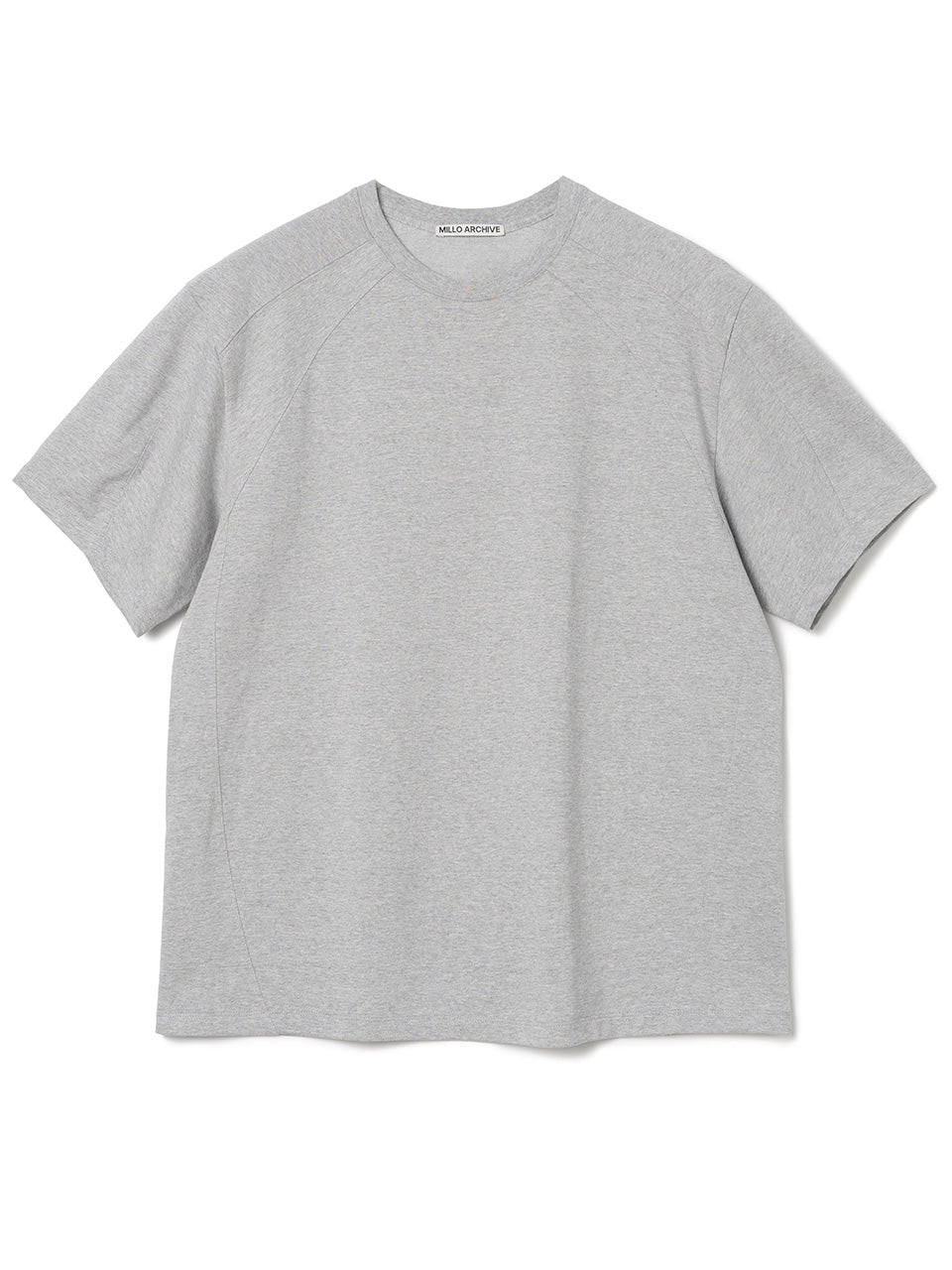 Double Incision T-Shirts [Melange Gray]