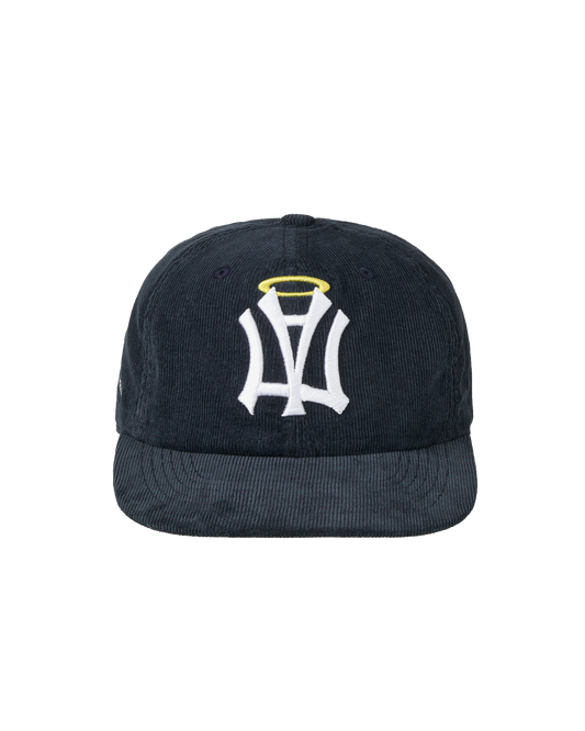 AE SYMBOL CORDUROY ANGEL WING CAP [NAVY]