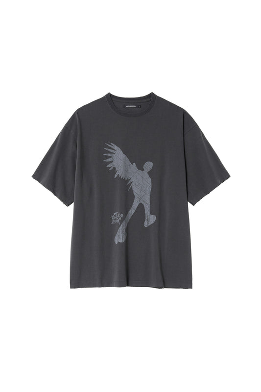 Broken Angel Tee Charcoal