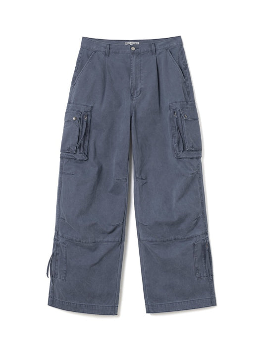 Washed Multi Cargo Pants [Vintage Blue]
