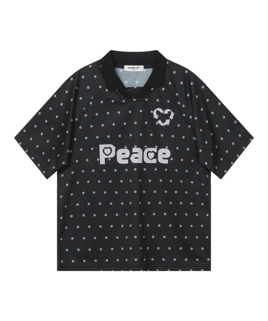 Dot Jersey T-shirt [Black]