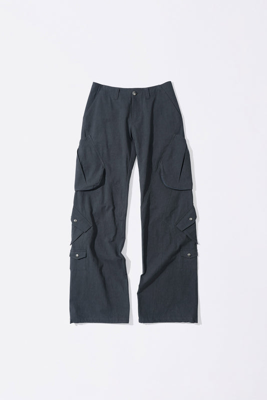 Washed Cargo Pants Dusty Navy