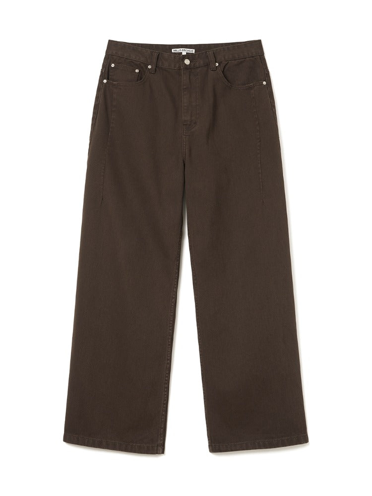 Slope Wide Pants [Deep Brown]