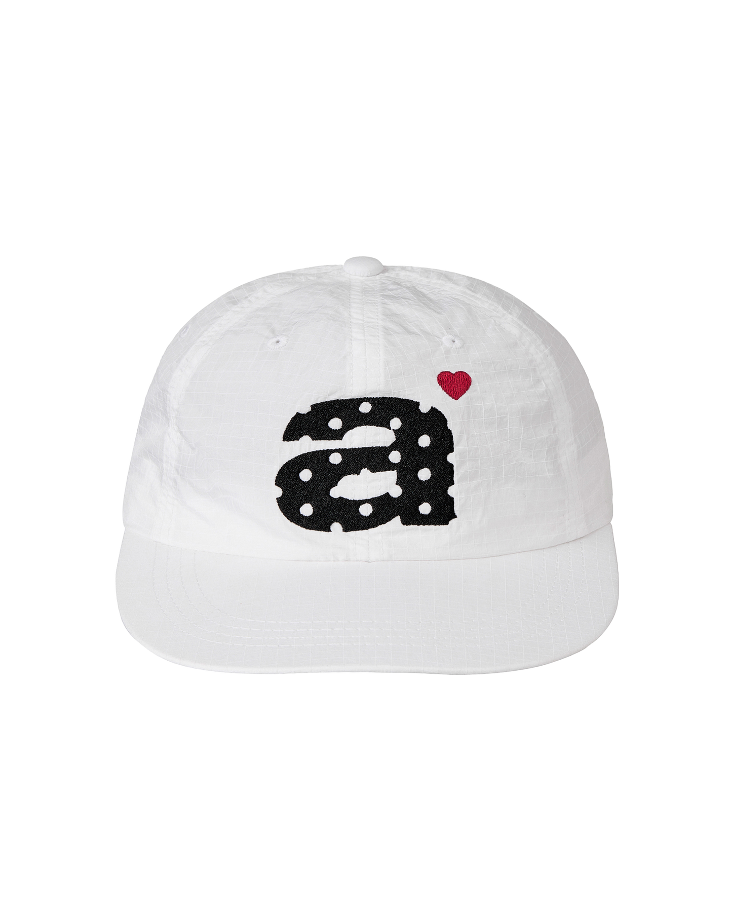DOT SMALL LETTER NYLON CAP [WHITE]