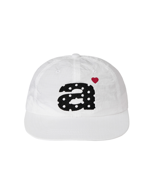DOT SMALL LETTER NYLON CAP [WHITE]