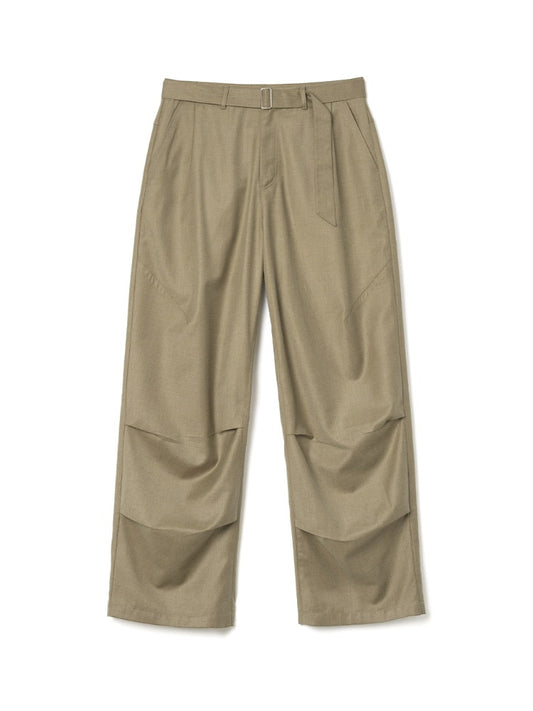 Paddle Belted Trouser [Vintage Yellow]