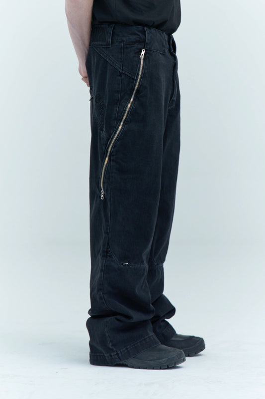 MPa TWO DIVISION POCKETS PANTS (BLACK)