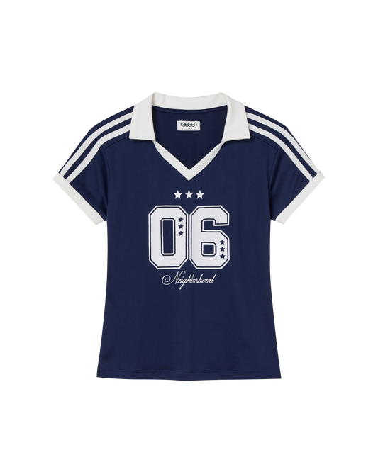 COLLAR JERSEY [NAVY]