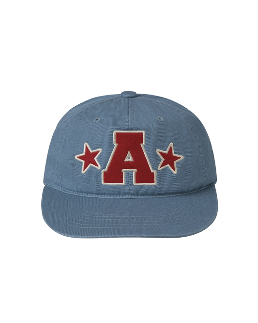 WASHED CAPITAL LOGO CAP [AQUA BLUE]