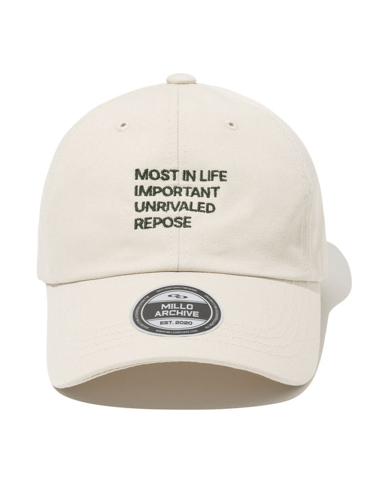 Repose Signature Ball Cap [Light Beige]
