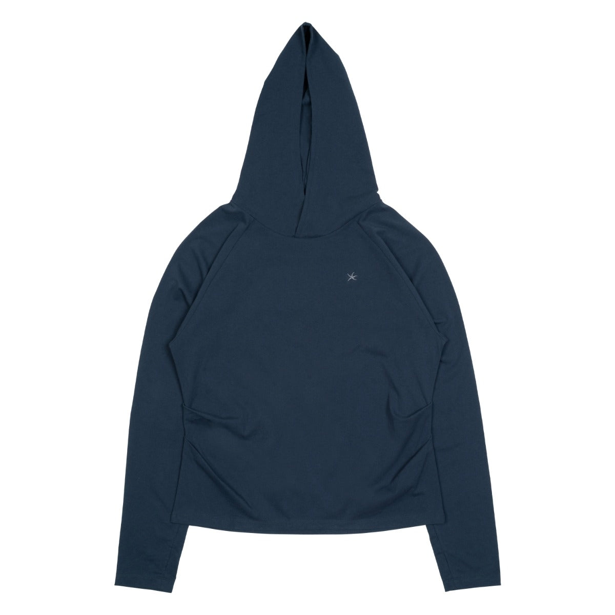 TCM hooded raglan long sleeve (blue)