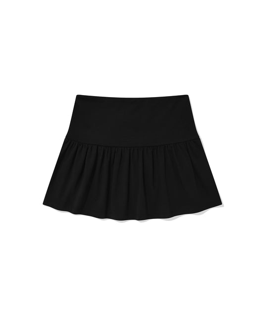 MINI SWEAT SKIRTS [BLACK]