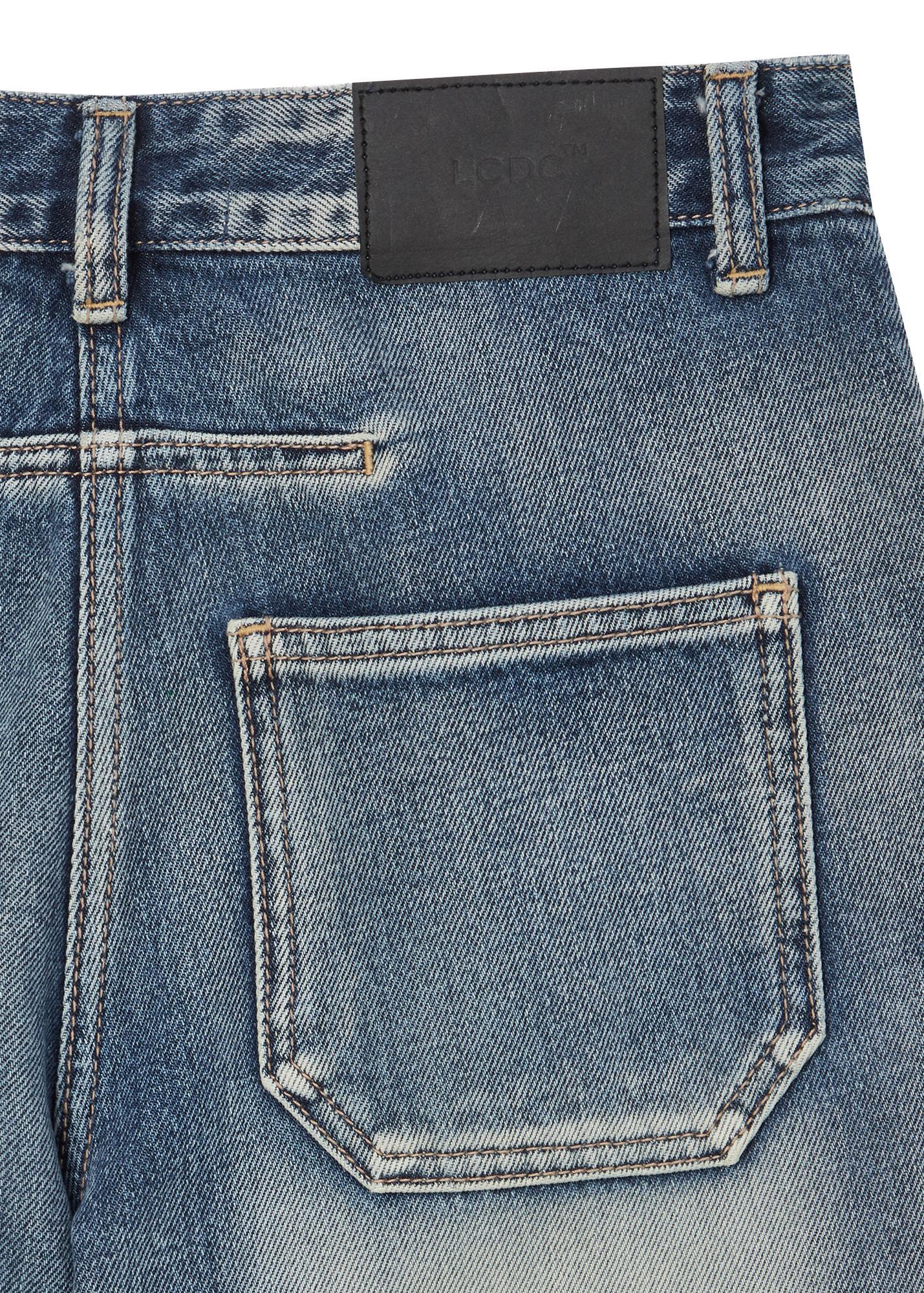 SLIM BOOTS CUT DENIM PANTS / 2 Color