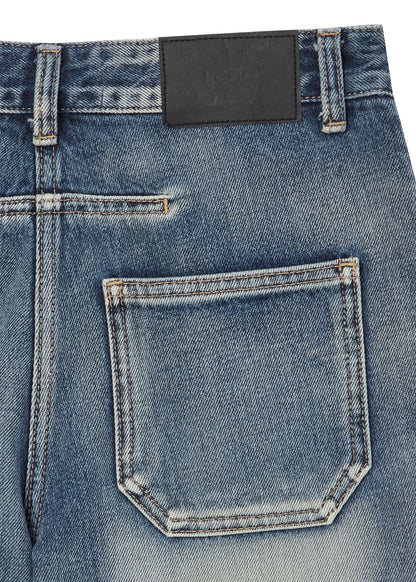 SLIM BOOTS CUT DENIM PANTS / 2 Color