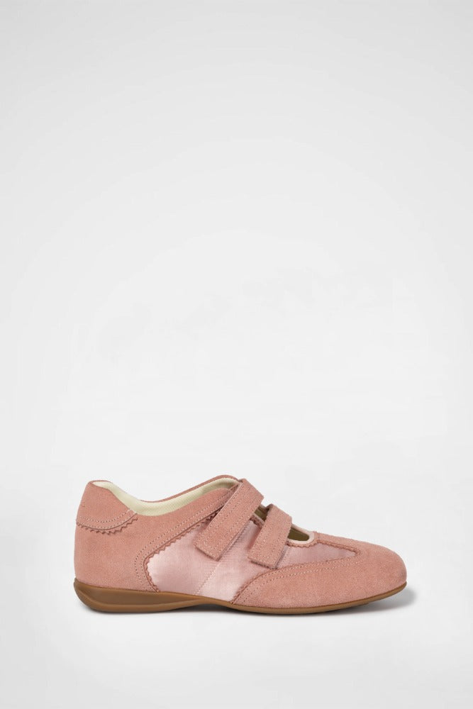 TWIN VELCRO MARY JANE SNEAKERS / PINK 