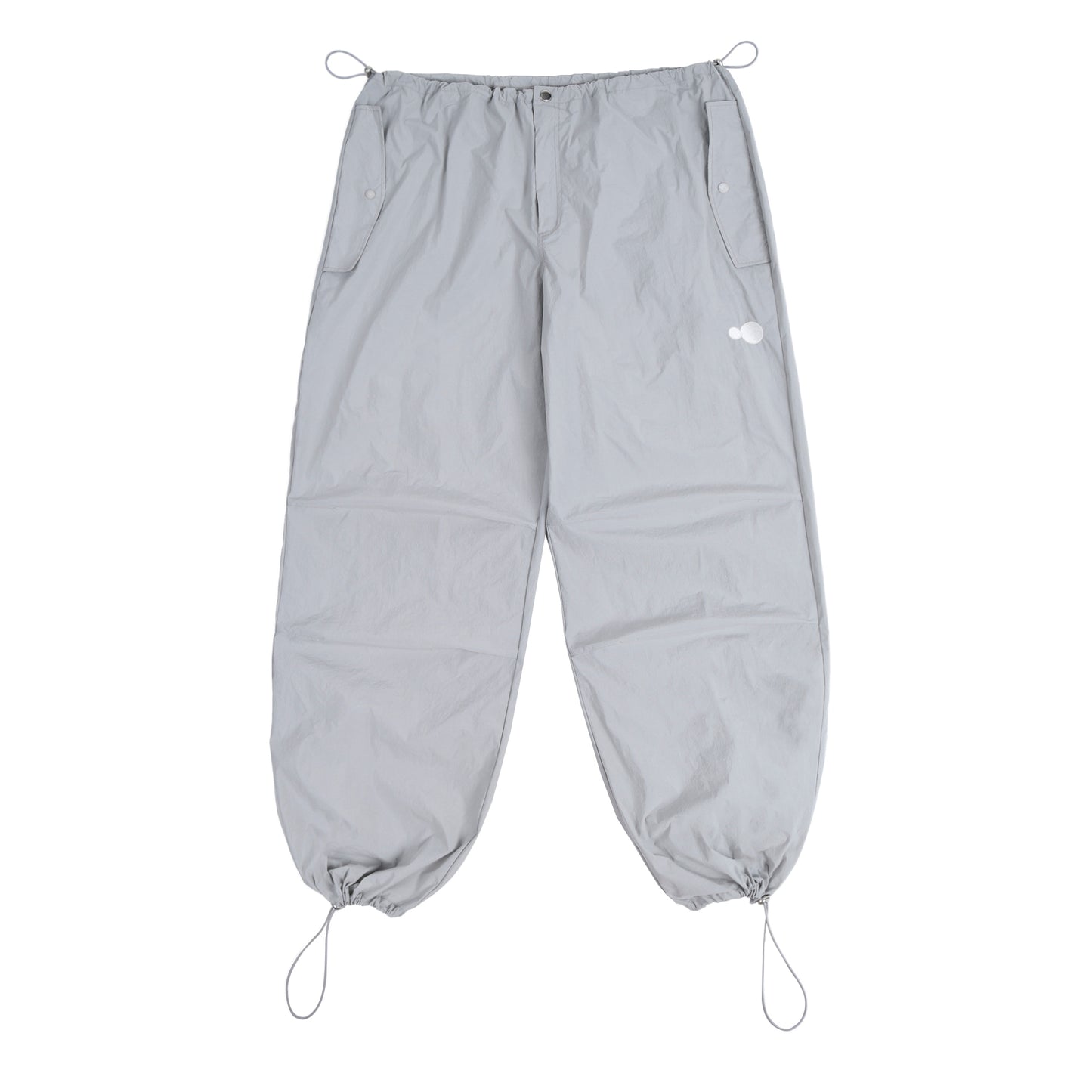 SYMBOL LOGO NYLON PANTS - [GREY]