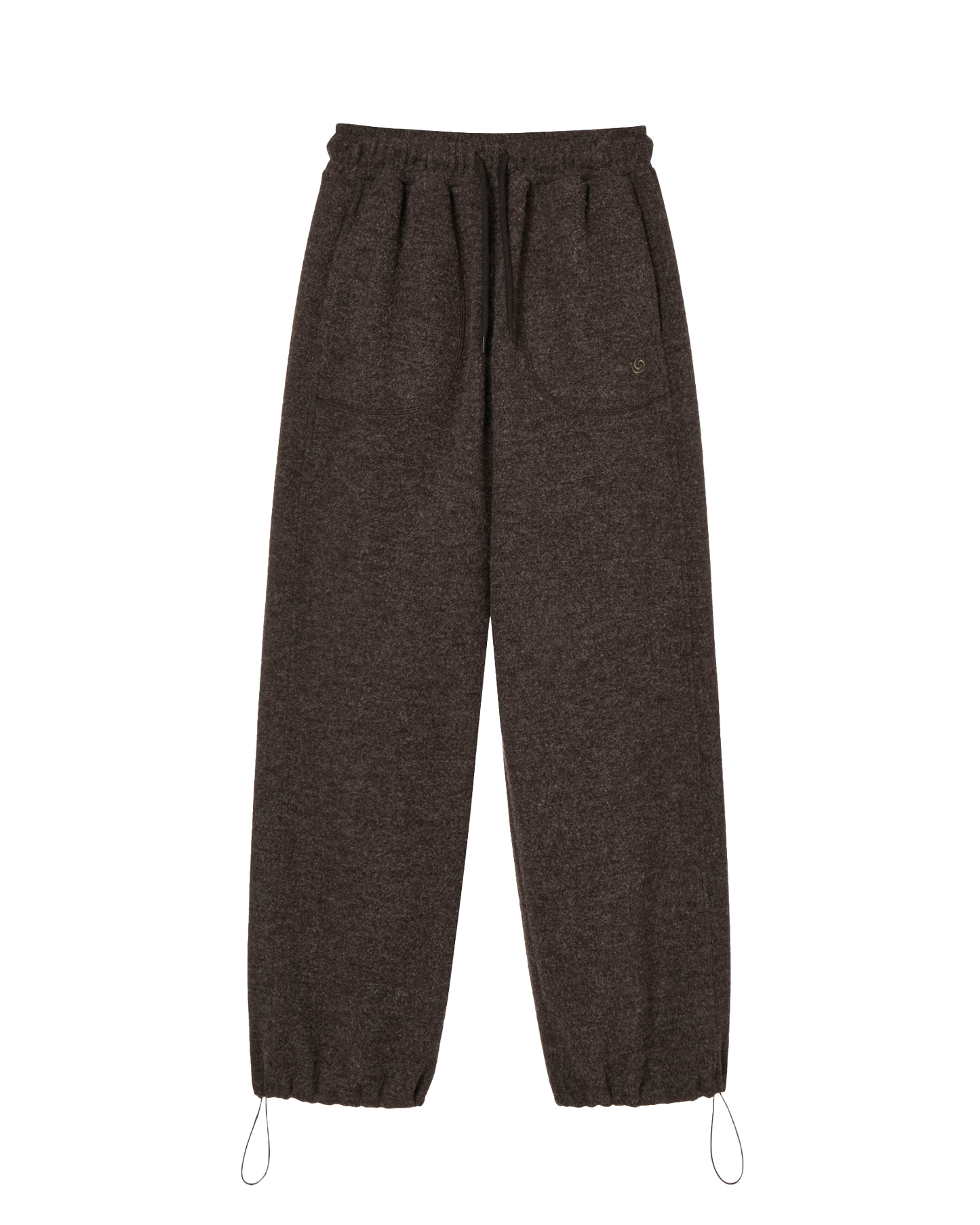 BOUCLE FLEECE PANTS [BROWN]