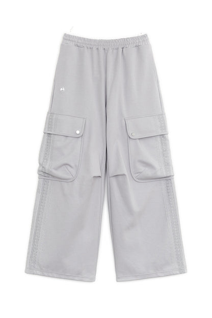 Big pocket lace cargo pants (Gray)