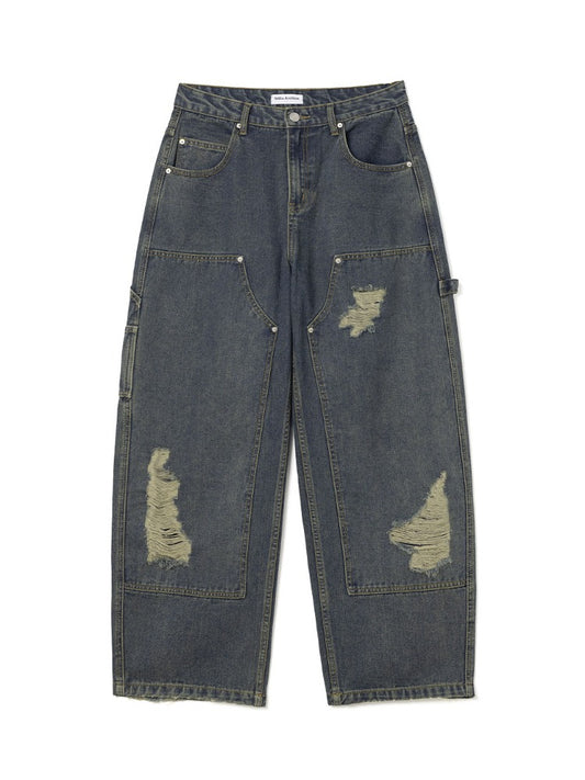 Damage Carpenter Pants [Vintage Blue]