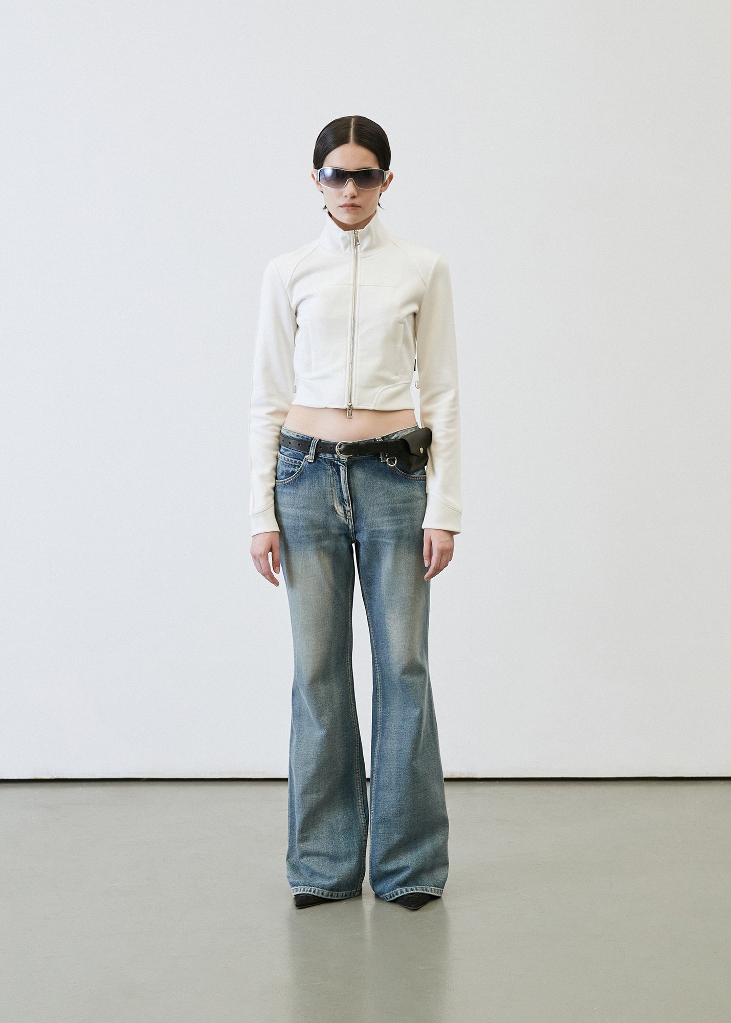 SLIM BOOTS CUT DENIM PANTS / 2 Color