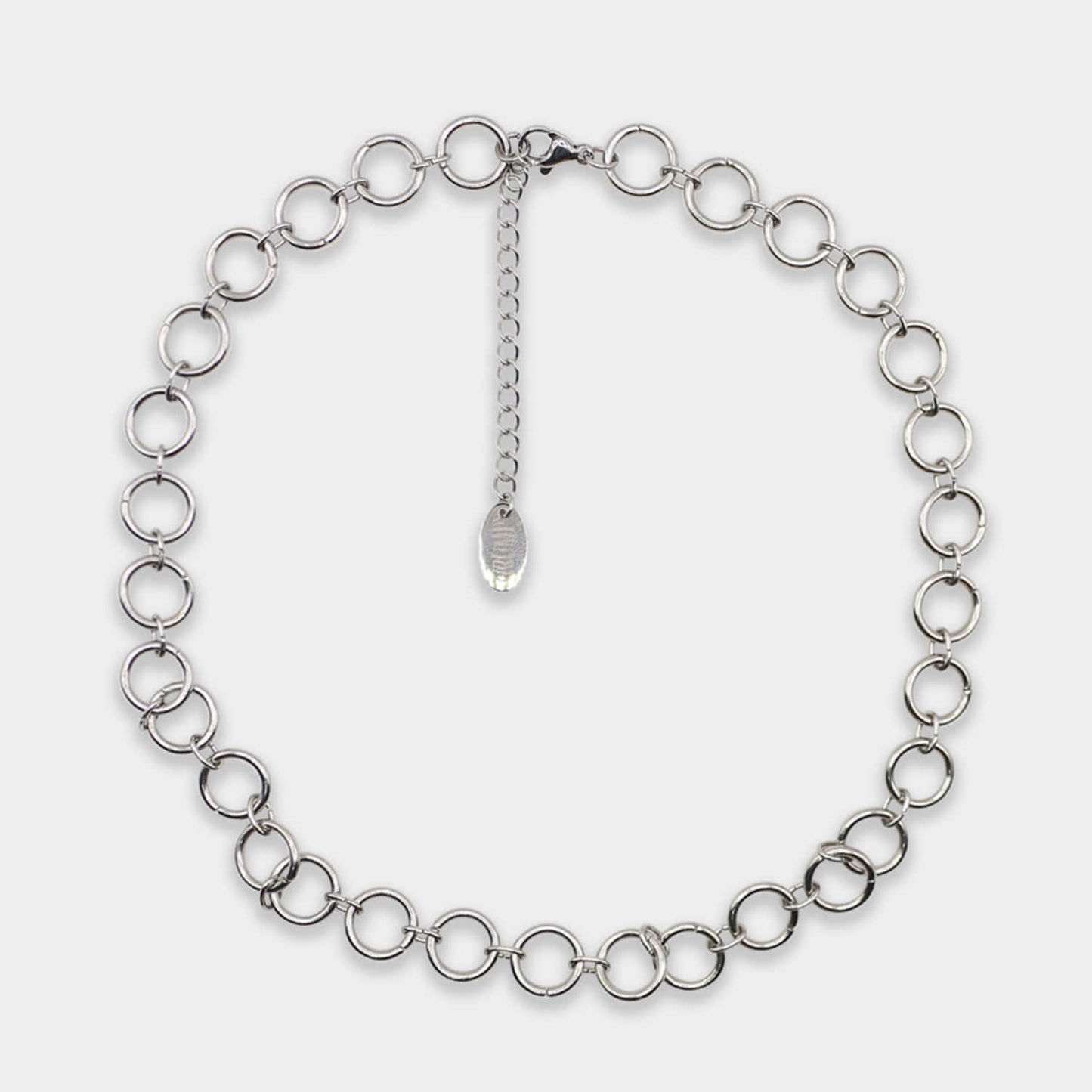 Flat Ring Motion Necklace