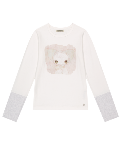 BLUSH LONGSLEEVES IVORY
