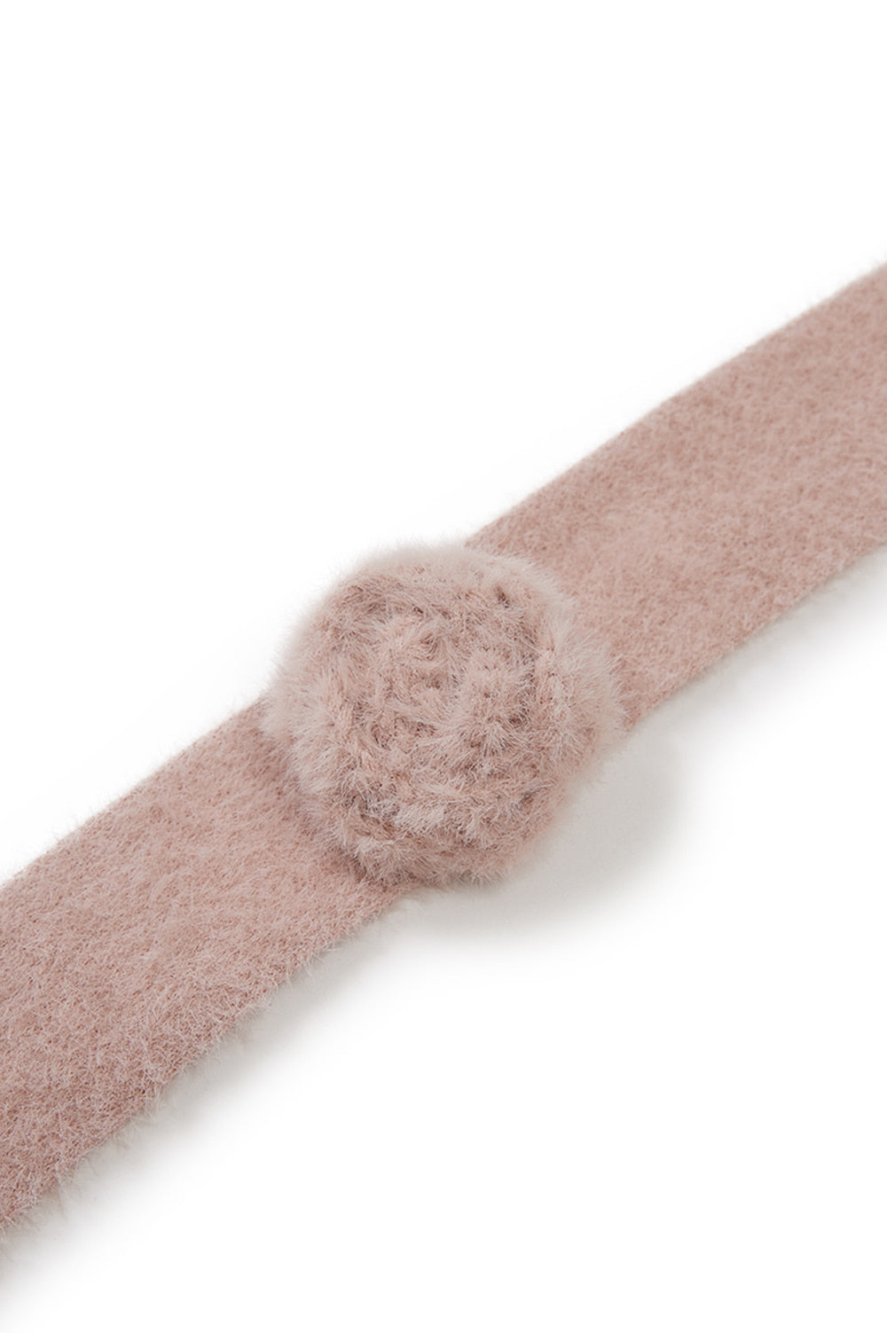 Fleur Angora muffler pink