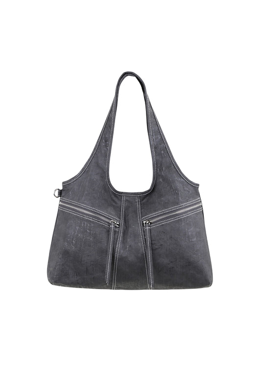 Vintage stitch bag mini [Charcoal]