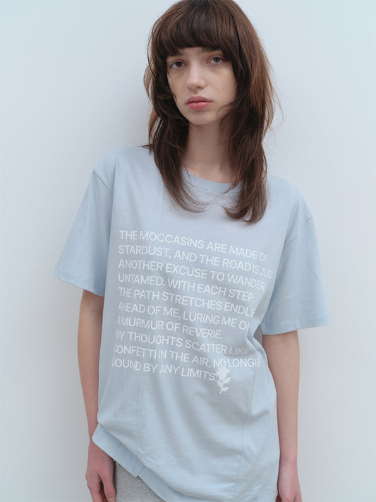 Seam Line Archive T-Shirts [Sky Blue]