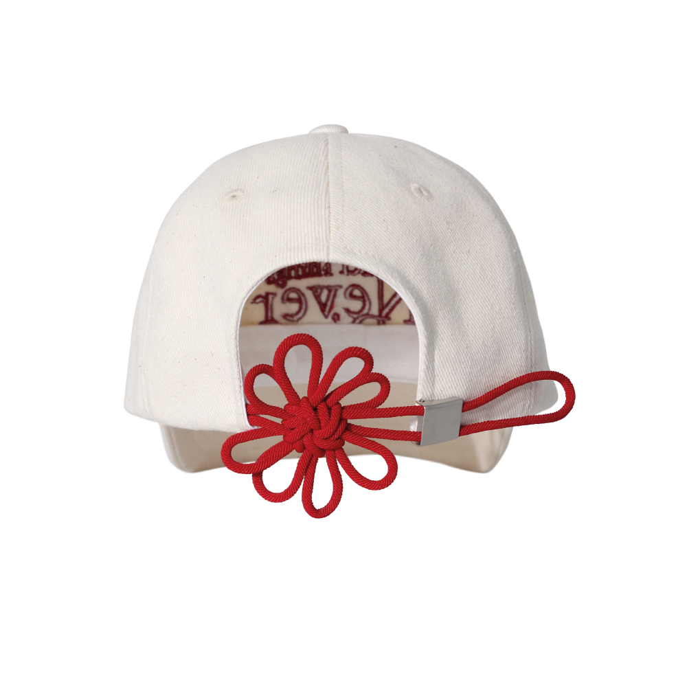 [FLOWER] KNOT CAP / RED
