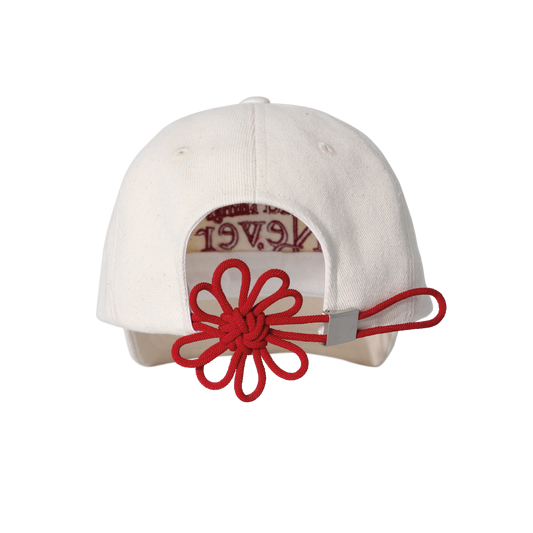 [FLOWER] KNOT CAP / RED