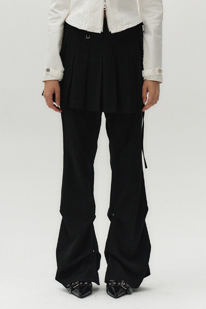 Pleats Skirt / Black