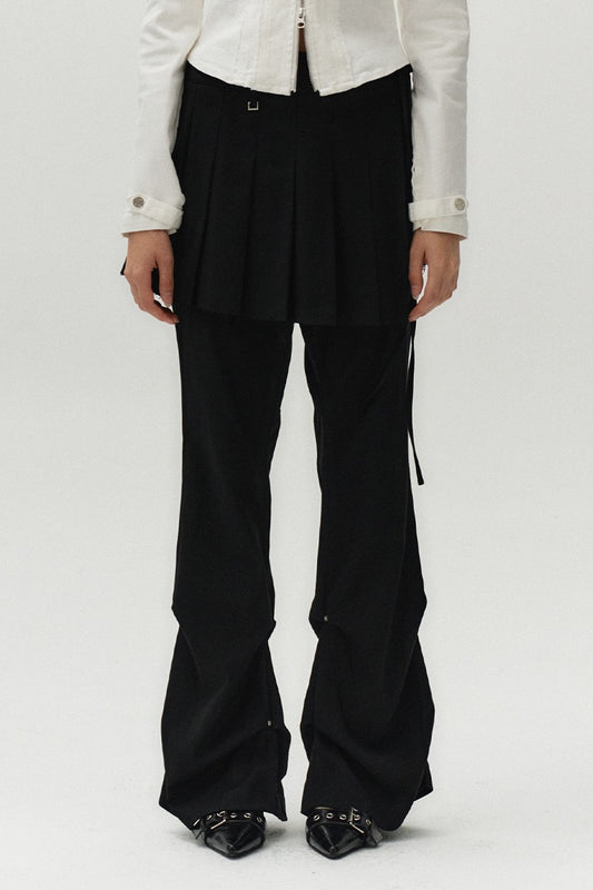 Pleats Skirt / Black